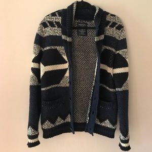 Men’s AE patterned cardigan